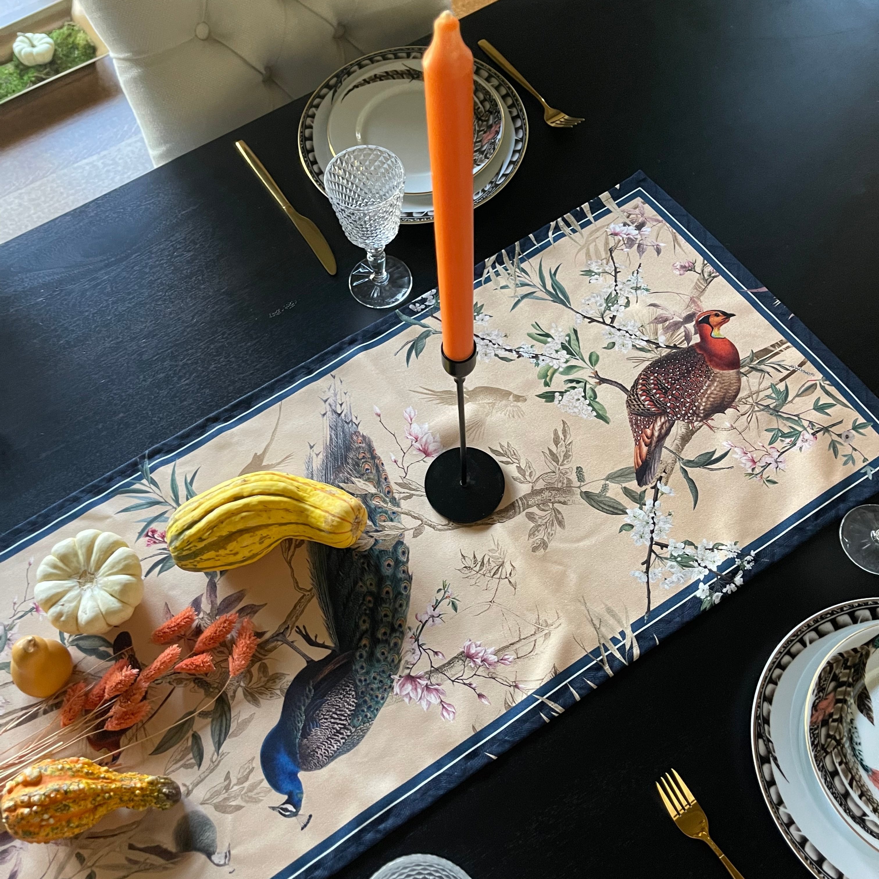 Pheasants Table Runner