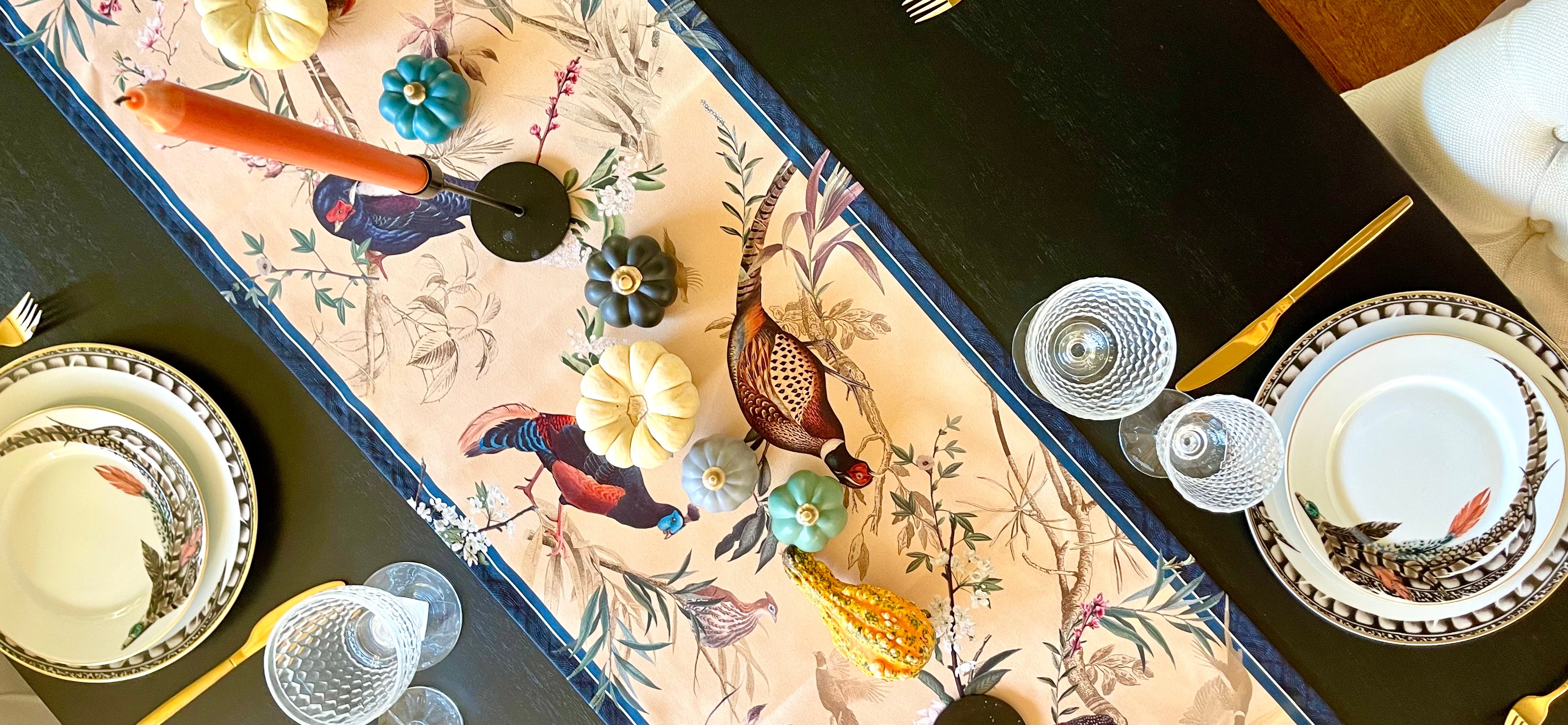 Pheasants Table Runner