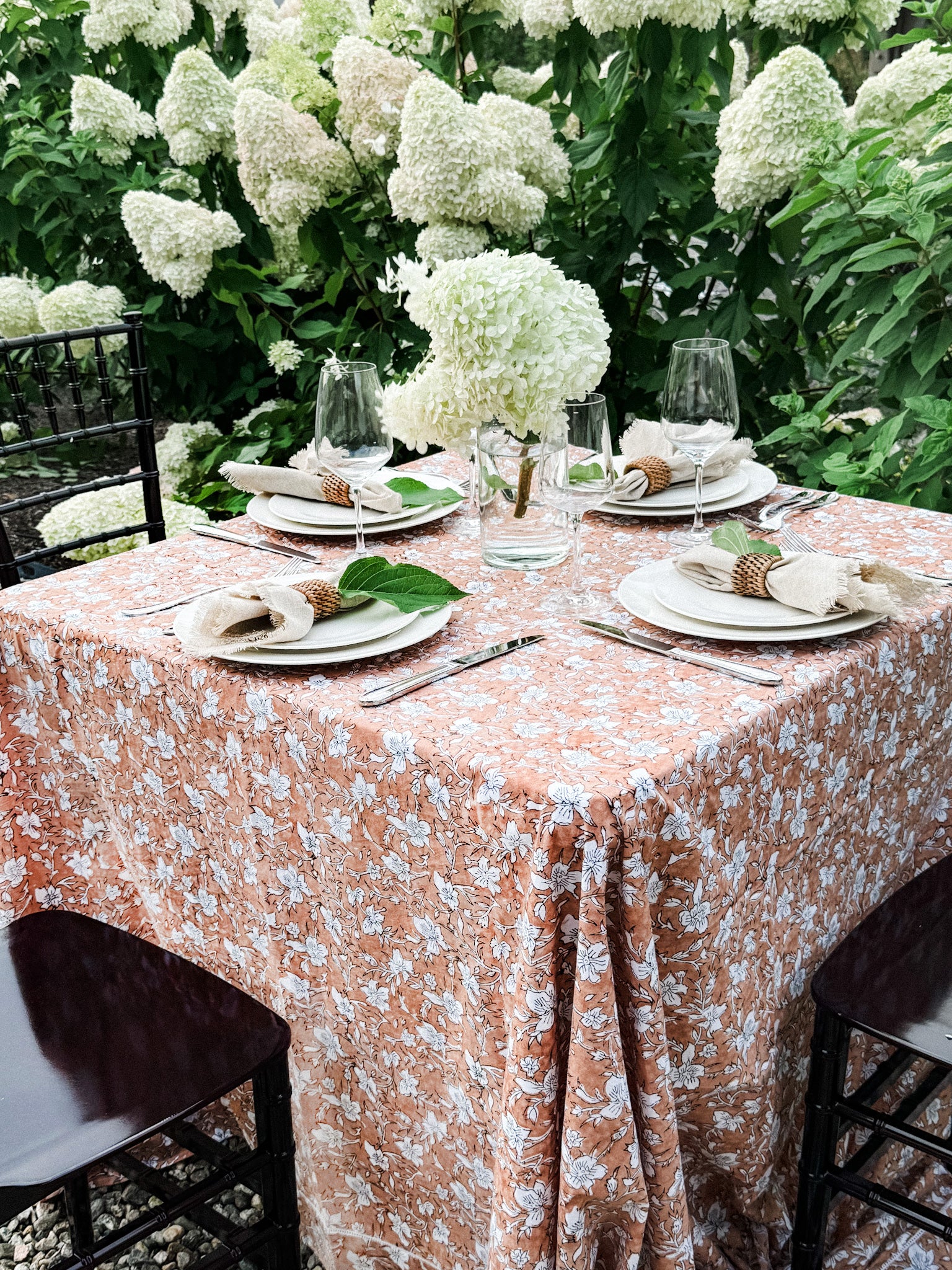 Toffee Flowers Tablecloth