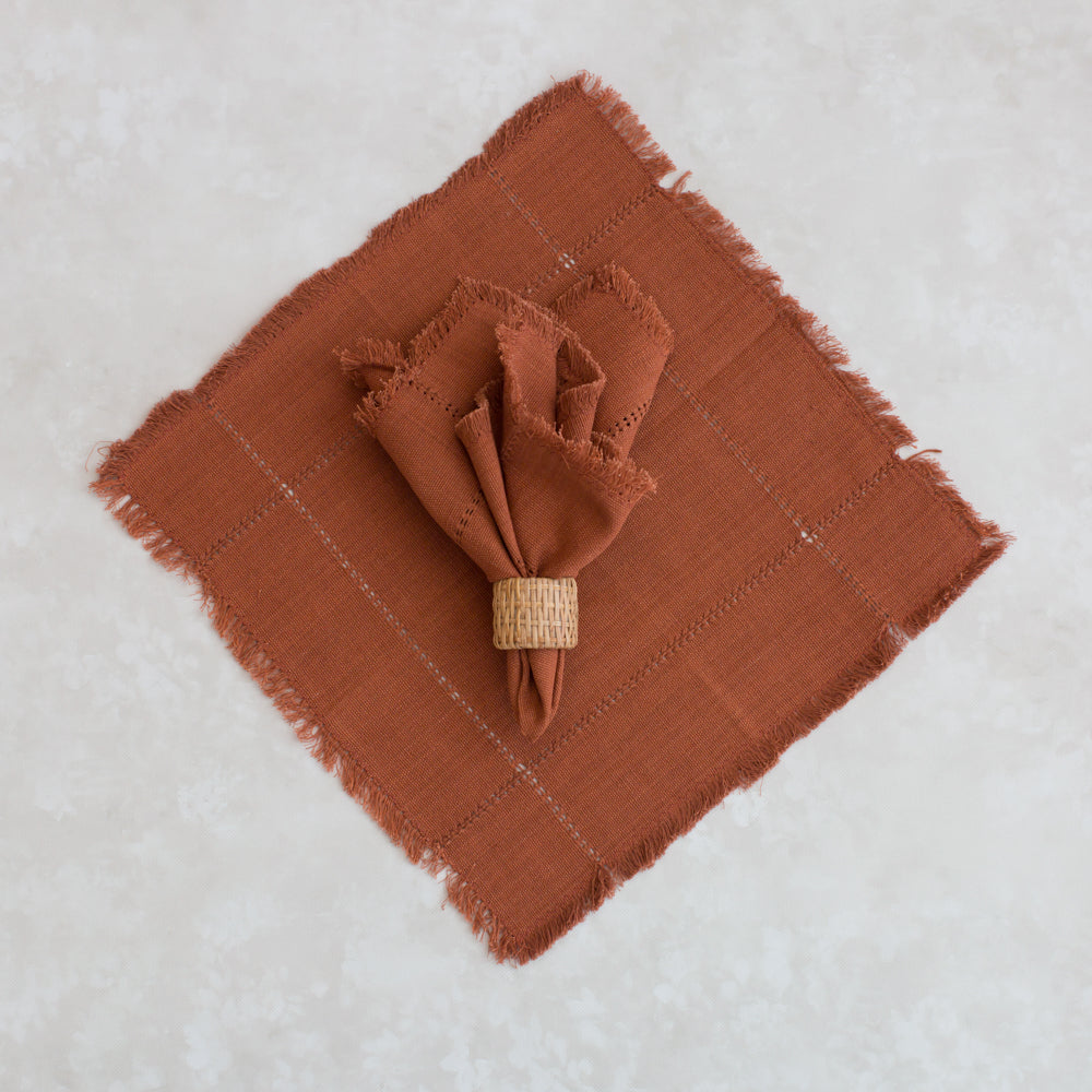 Cotton Stitched Handmade Napkin