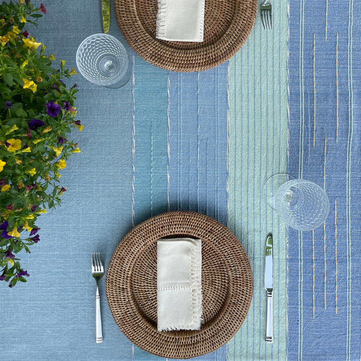 Estela Cotton Handmade Tablecloth